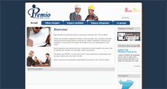 Desktop Screenshot of premio.fr